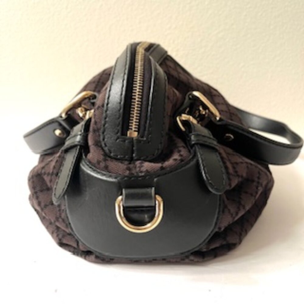 GUCCI Shoulder Bag,  Brown Canvas and Leather - Picture 8 of 12